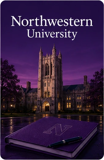 Northwestern University billboard