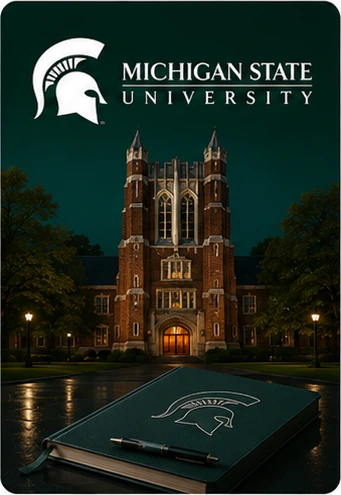 Michigan State University billboard