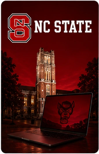 North Carolina State University billboard