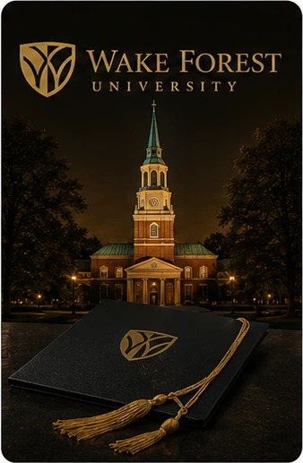 Wake Forest University billboard