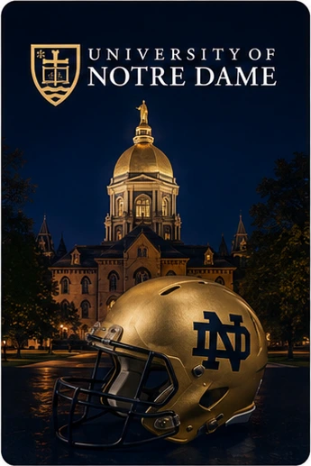 University of Notre Dame billboard