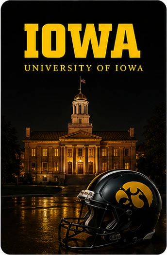 University of Iowa billboard