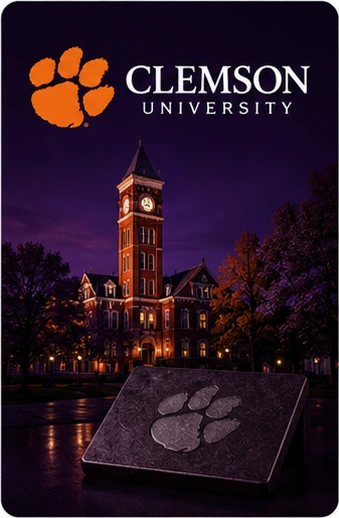Clemson University billboard